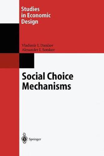 Cover image for Social Choice Mechanisms