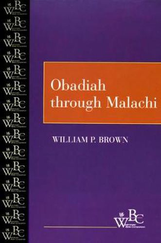 Cover image for Obadiah through Malachi