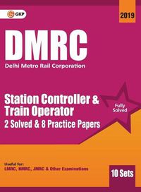 Cover image for Dmrc 2019 Station Controller & Train Operator   Previous Years' Solved Papers (10 Sets)