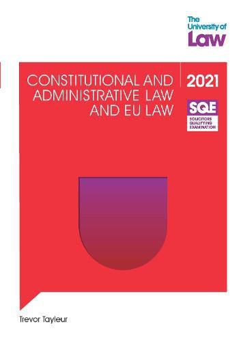 Cover image for SQE - Constitutional and Administrative Law and EU Law