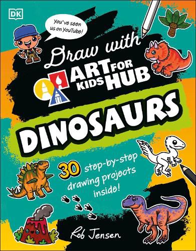Cover image for Draw with Art for Kids Hub Dinosaurs