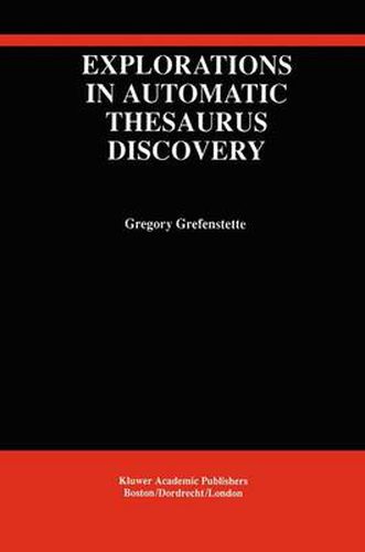 Cover image for Explorations in Automatic Thesaurus Discovery