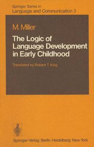 Cover image for The Logic of Language Development in Early Childhood