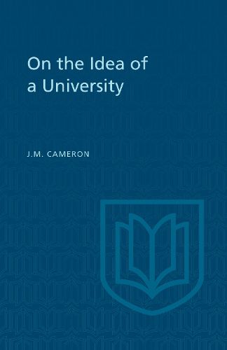 Cover image for On the Idea of a University