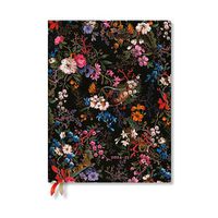 Cover image for Floralia (William Kilburn) Ultra 18-month Vertical Softcover Flexi Dayplanner 2025 (Elastic Band Closure)