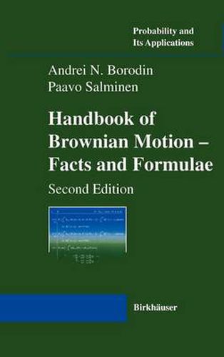 Cover image for Handbook of Brownian Motion - Facts and Formulae