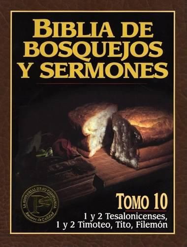 Cover image for Biblia de Bosquejos y Sermones-RV 1960-1 y 2 Tesalonicenses, 1 y 2 Timoteo, Tito, Filemon