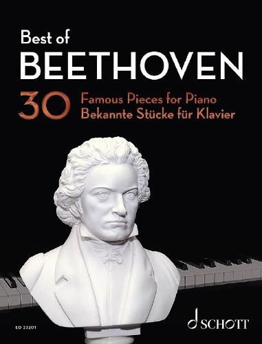 Cover image for Best of Beethoven: 30 Famous Pieces for Piano