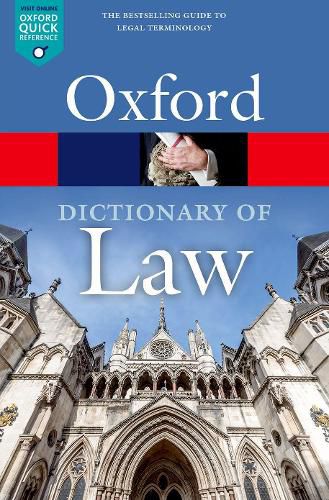 Cover image for A Dictionary of Law