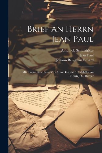 Cover image for Brief An Herrn Jean Paul