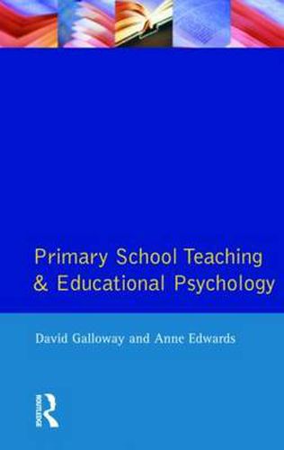 Cover image for Primary School Teaching and Educational Psychology