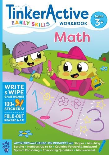 Cover image for Tinkeractive Early Skills Math Workbook Ages 3+