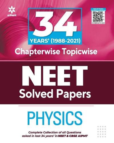 Cover image for 34 Years Chapterwise Solutions NEET Physics 2022