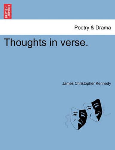 Cover image for Thoughts in Verse.