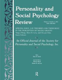 Cover image for Personality and Social Psychology Review: An Official Journal of the Society for Personality and Social Psychology, Inc.