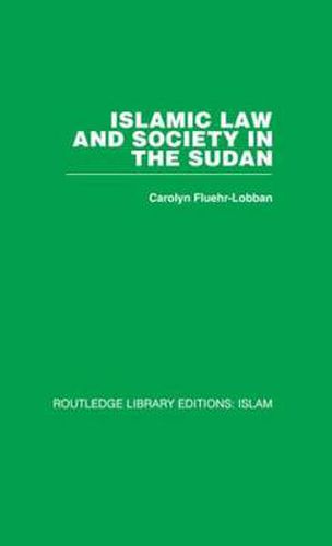 Cover image for Islamic Law and Society in the Sudan