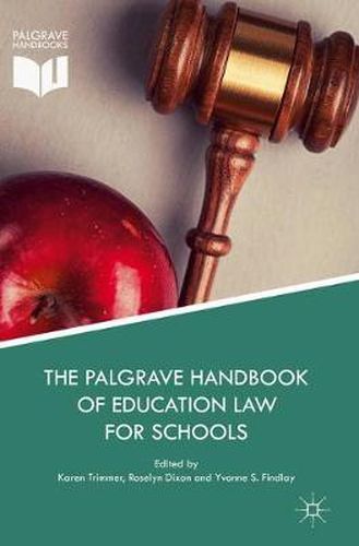 Cover image for The Palgrave Handbook of Education Law for Schools