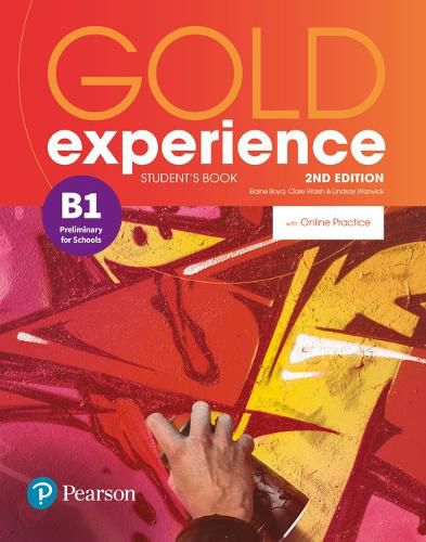Cover image for Gold Experience 2nd Edition B1 Student's Book with Online Practice Pack