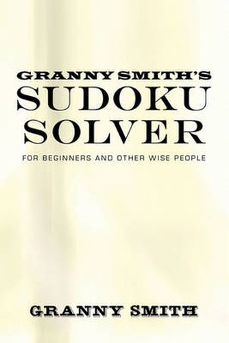 Cover image for Granny Smith's Sudoku Solver