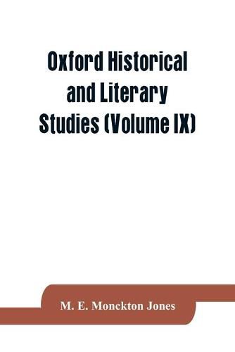 Oxford historical and Literary Studies (Volume IX): Warren Hastings in Bengal: 1772-1774