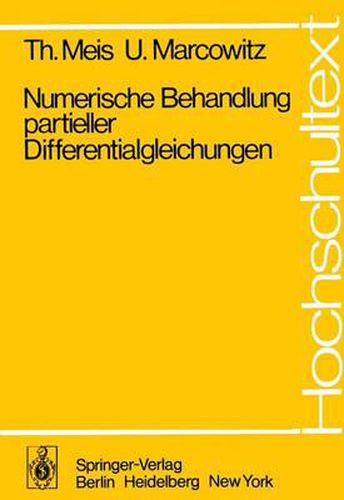 Cover image for Numerische Behandlung Partieller Differentialgleichungen