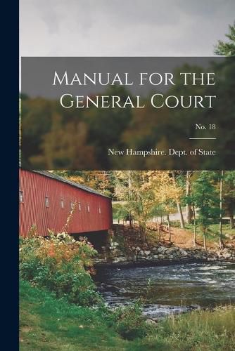 Cover image for Manual for the General Court; no. 18