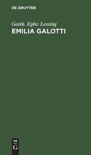 Cover image for Emilia Galotti