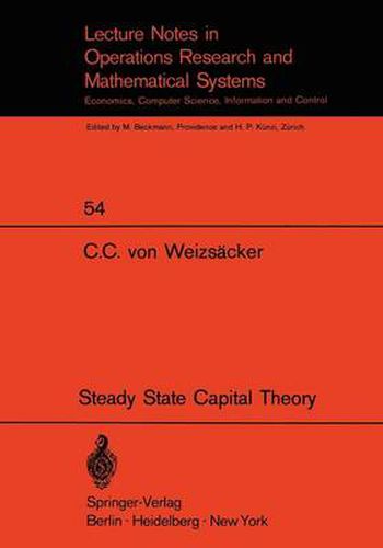 Cover image for Steady State Capital Theory