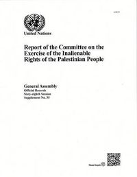 Cover image for Report of the Committee on the Exercise of the Inalienable Rights of the Palestinian People