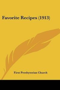 Cover image for Favorite Recipes (1913)