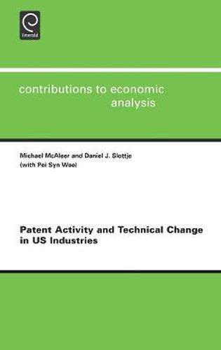 Cover image for Patent Activity and Technical Change in US Industries