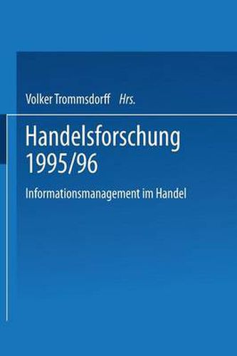 Cover image for Handelsforschung 1995/96: Informationsmanagement im Handel