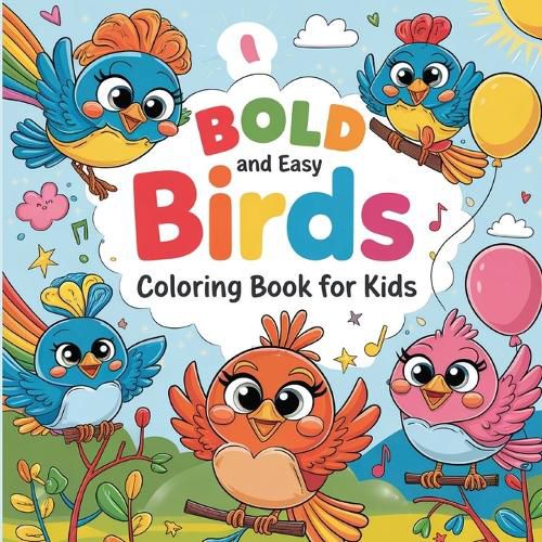 Cover image for Birds Coloring Book for Kids