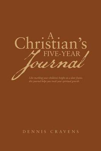 Cover image for A Christian's Five-Year Journal