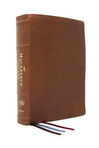 Cover image for ESV, MacArthur Study Bible, 2nd Edition, Premium Goatskin Leather, Brown, Premier Collection: Unleashing God's Truth One Verse at a Time