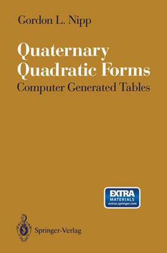 Quaternary Quadratic Forms: Computer Generated Tables