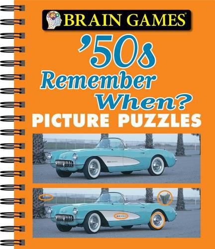 Cover image for Brain Games - Picture Puzzles: '50s Remember When?