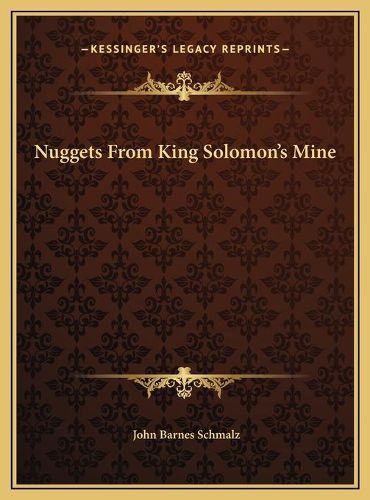 Cover image for Nuggets from King Solomon's Mine