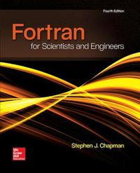 Cover image for FORTRAN FOR SCIENTISTS & ENGINEERS