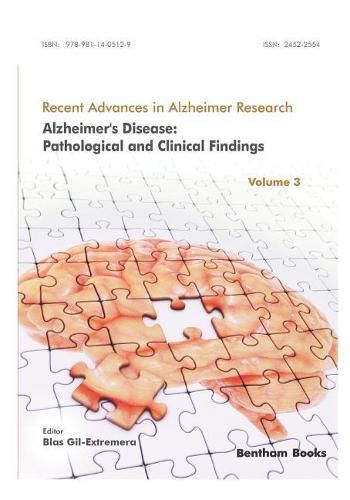 Cover image for Alzheimer's Disease: Pathological and Clinical Findings