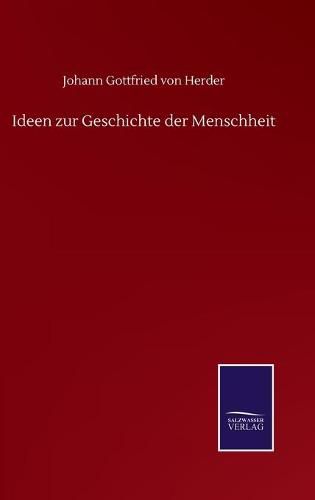 Cover image for Ideen zur Geschichte der Menschheit