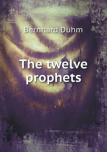 Cover image for The twelve prophets