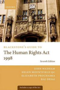 Cover image for Blackstone's Guide to the Human Rights Act 1998