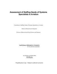 Cover image for Assessment of Staffing Needs of Systems Specialists in Aviation