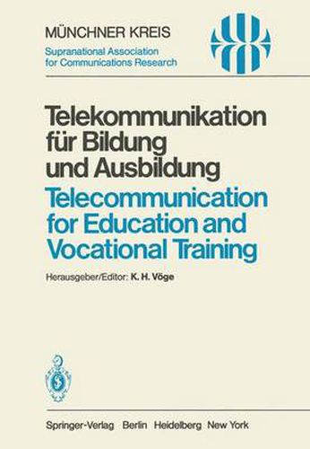 Cover image for Telekommunikation Fur Bildung Und Ausbildung / Telecommunication for Education and Vocational Training