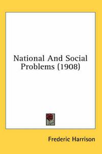 Cover image for National and Social Problems (1908)