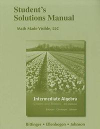 Cover image for Student's Solutions Manual for Intermediate Algebra: Graphs and Models
