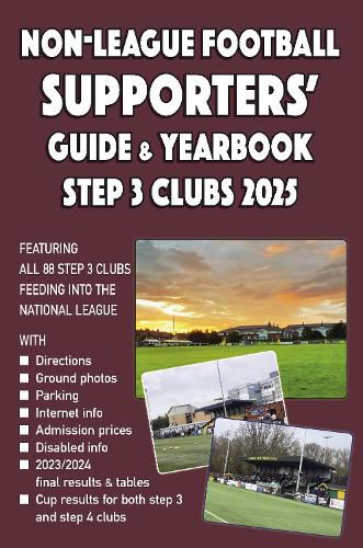 Cover image for Non-League Football Supporters' Guide & Yearbook - Step 3 Clubs 2025