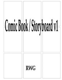 Cover image for Comic Book / Storyboard v1: 50 Pages 8.5 X 11