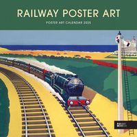 Cover image for 2025 Railway Poster Art Nrm Wall Calendar